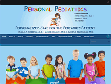 Tablet Screenshot of personalpeds.com